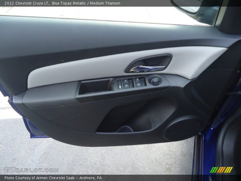 Blue Topaz Metallic / Medium Titanium 2012 Chevrolet Cruze LT