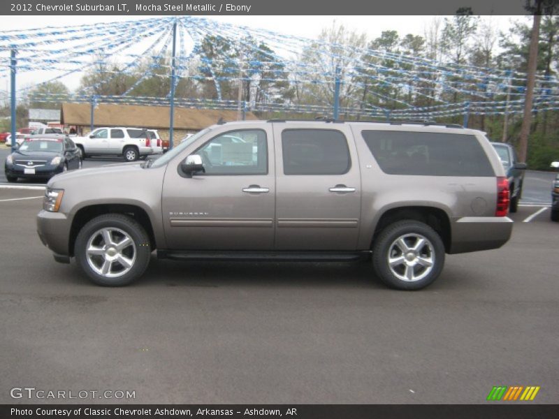 Mocha Steel Metallic / Ebony 2012 Chevrolet Suburban LT