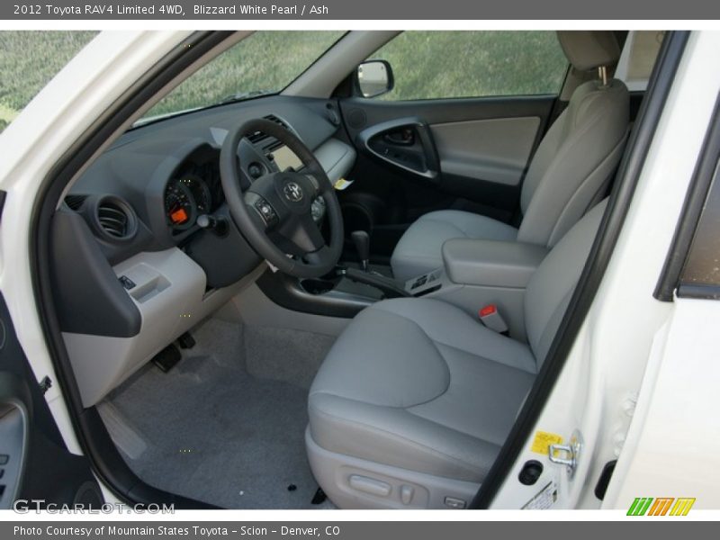  2012 RAV4 Limited 4WD Ash Interior