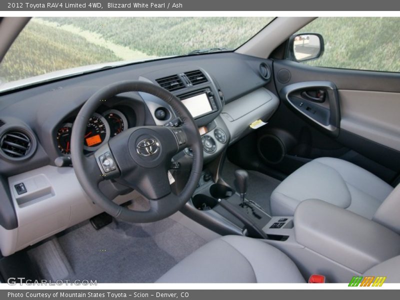  2012 RAV4 Limited 4WD Ash Interior