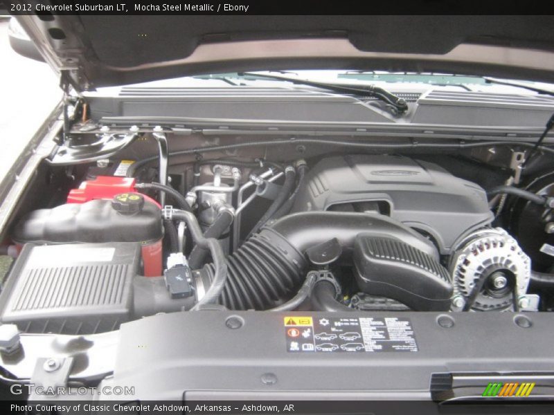 Mocha Steel Metallic / Ebony 2012 Chevrolet Suburban LT