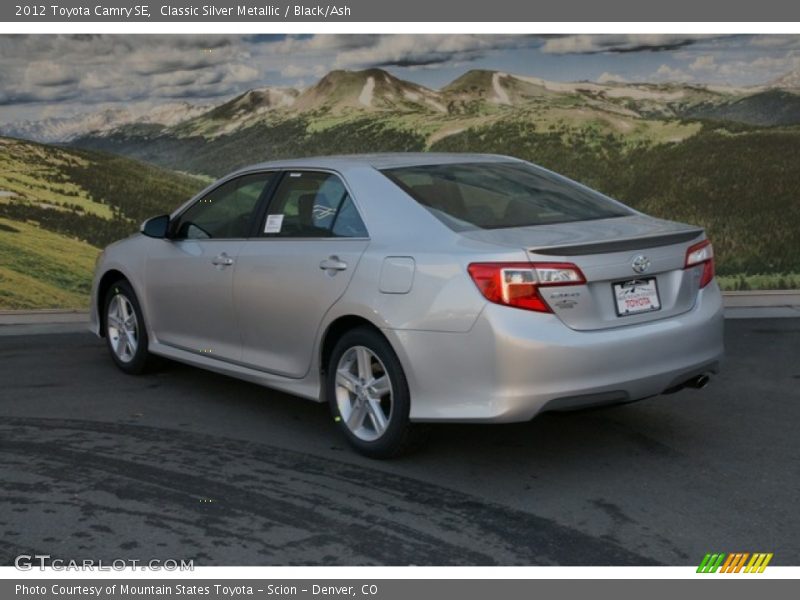 Classic Silver Metallic / Black/Ash 2012 Toyota Camry SE