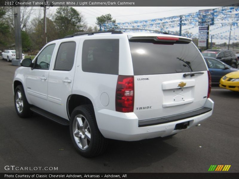 Summit White / Light Cashmere/Dark Cashmere 2012 Chevrolet Tahoe LT