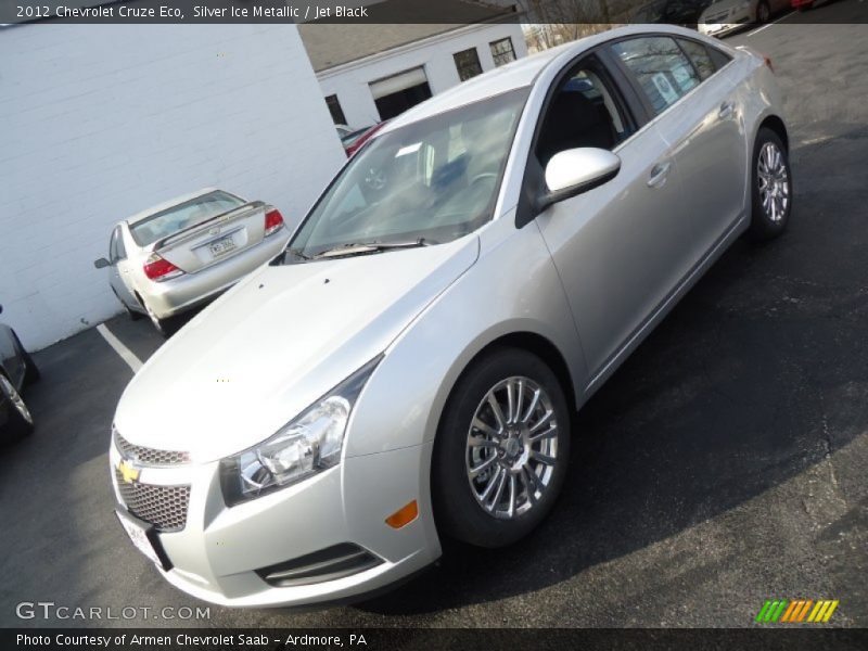 Silver Ice Metallic / Jet Black 2012 Chevrolet Cruze Eco