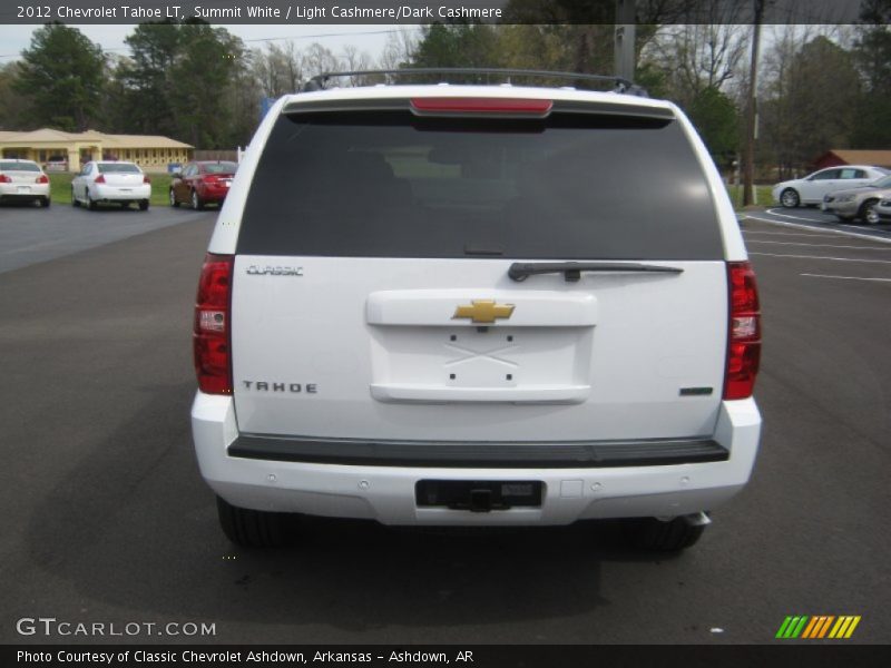 Summit White / Light Cashmere/Dark Cashmere 2012 Chevrolet Tahoe LT