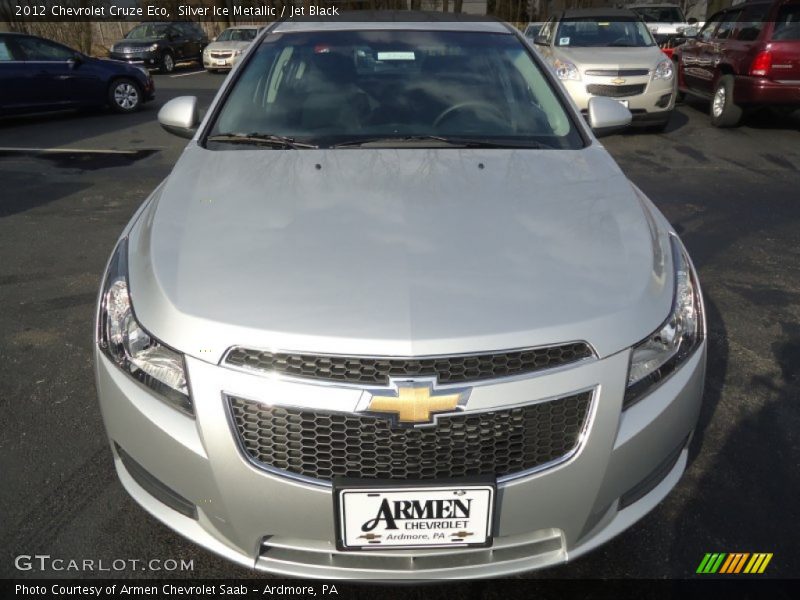 Silver Ice Metallic / Jet Black 2012 Chevrolet Cruze Eco