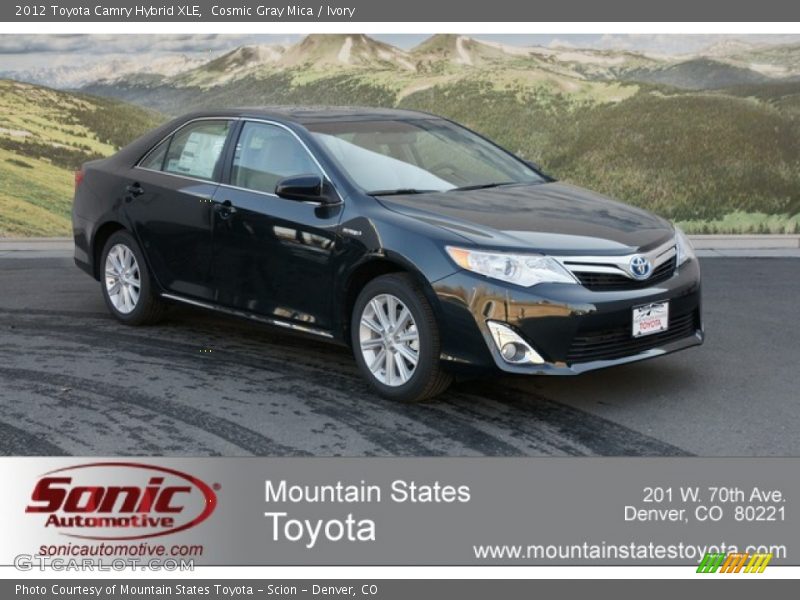 Cosmic Gray Mica / Ivory 2012 Toyota Camry Hybrid XLE