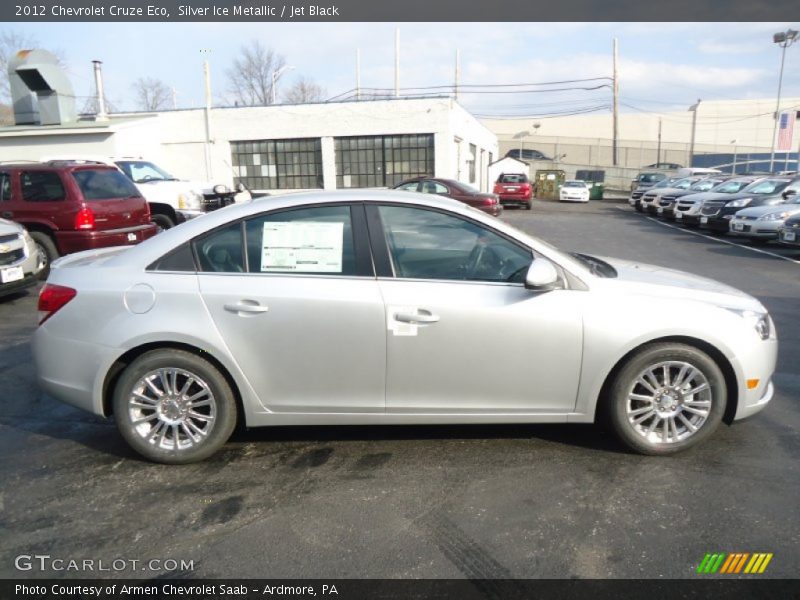 Silver Ice Metallic / Jet Black 2012 Chevrolet Cruze Eco