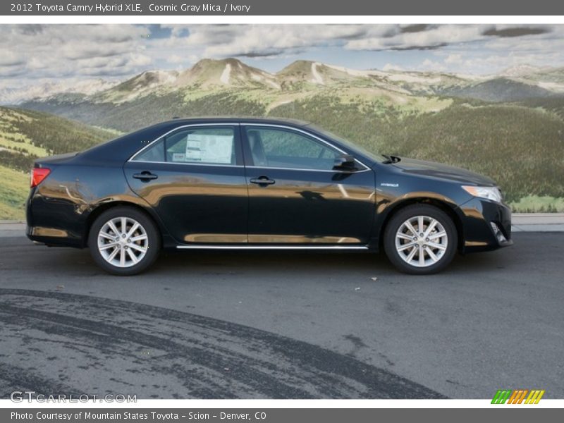 Cosmic Gray Mica / Ivory 2012 Toyota Camry Hybrid XLE