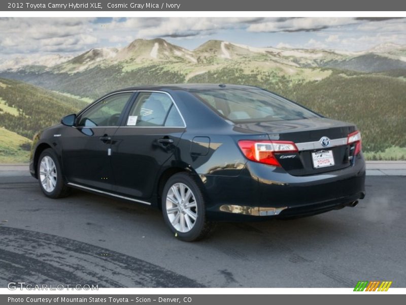Cosmic Gray Mica / Ivory 2012 Toyota Camry Hybrid XLE