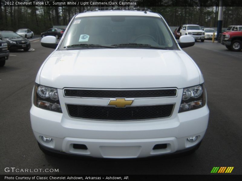 Summit White / Light Cashmere/Dark Cashmere 2012 Chevrolet Tahoe LT