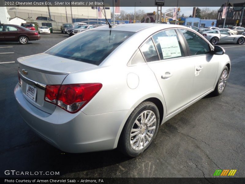 Silver Ice Metallic / Jet Black 2012 Chevrolet Cruze Eco