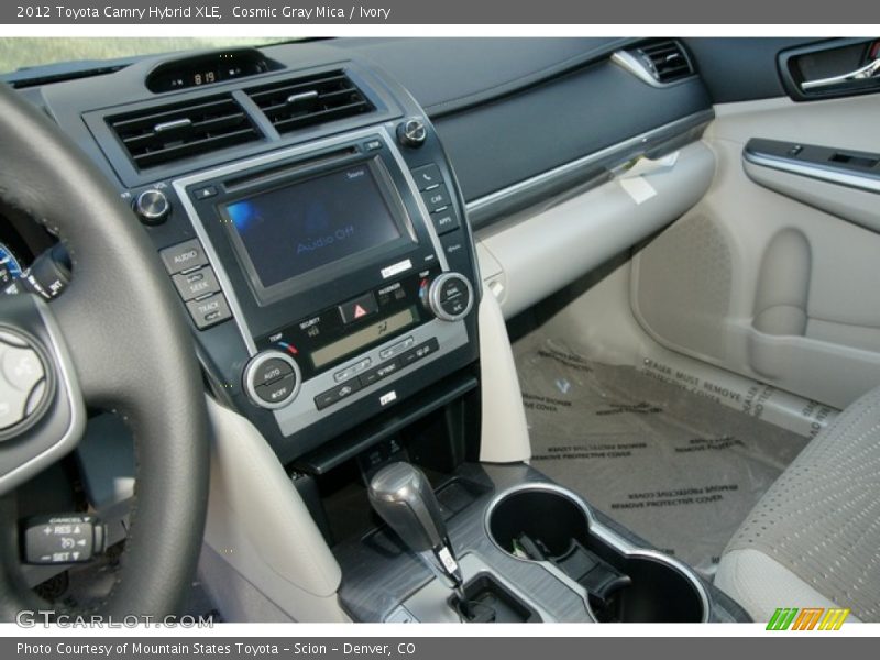 Cosmic Gray Mica / Ivory 2012 Toyota Camry Hybrid XLE