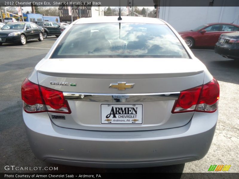 Silver Ice Metallic / Jet Black 2012 Chevrolet Cruze Eco