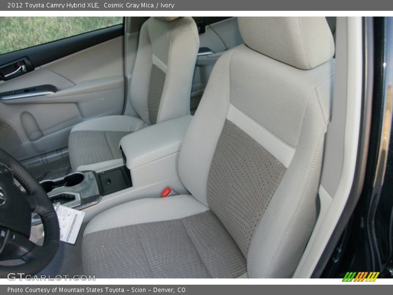 Cosmic Gray Mica / Ivory 2012 Toyota Camry Hybrid XLE