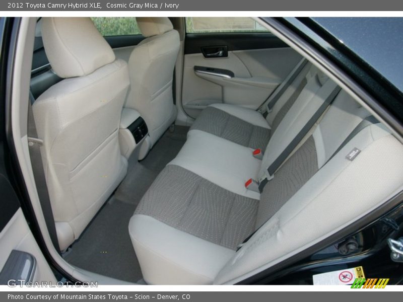 Cosmic Gray Mica / Ivory 2012 Toyota Camry Hybrid XLE