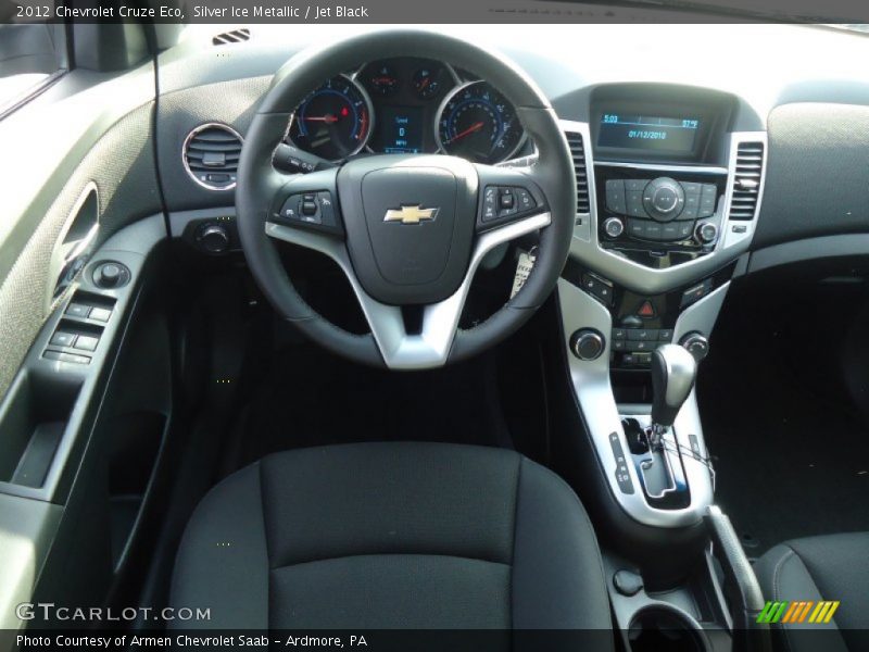 Silver Ice Metallic / Jet Black 2012 Chevrolet Cruze Eco