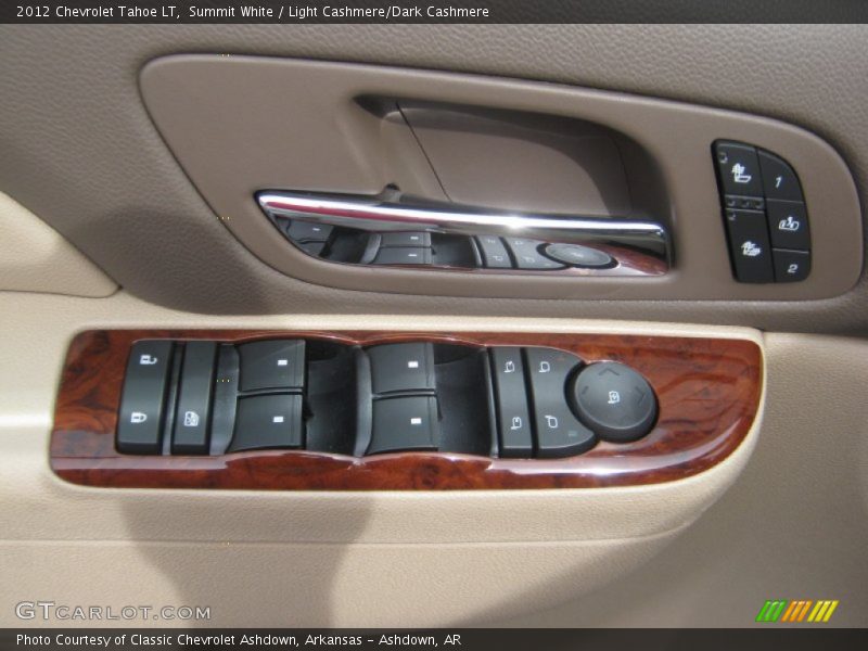 Summit White / Light Cashmere/Dark Cashmere 2012 Chevrolet Tahoe LT