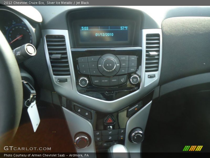 Silver Ice Metallic / Jet Black 2012 Chevrolet Cruze Eco