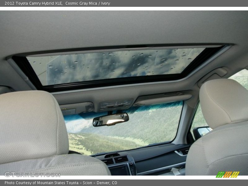 Cosmic Gray Mica / Ivory 2012 Toyota Camry Hybrid XLE