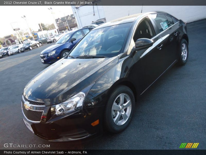 Black Granite Metallic / Jet Black 2012 Chevrolet Cruze LT