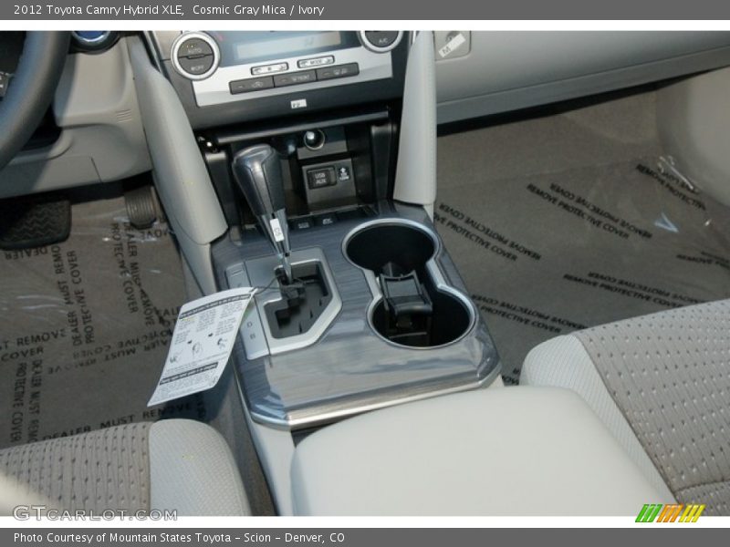 Cosmic Gray Mica / Ivory 2012 Toyota Camry Hybrid XLE