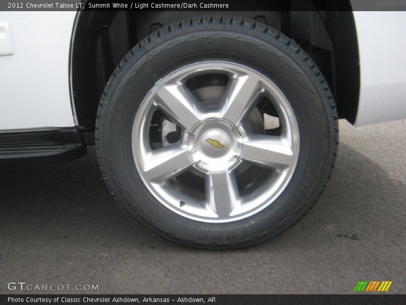 Summit White / Light Cashmere/Dark Cashmere 2012 Chevrolet Tahoe LT