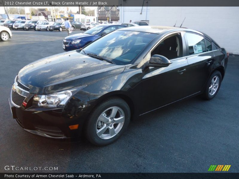 Black Granite Metallic / Jet Black 2012 Chevrolet Cruze LT