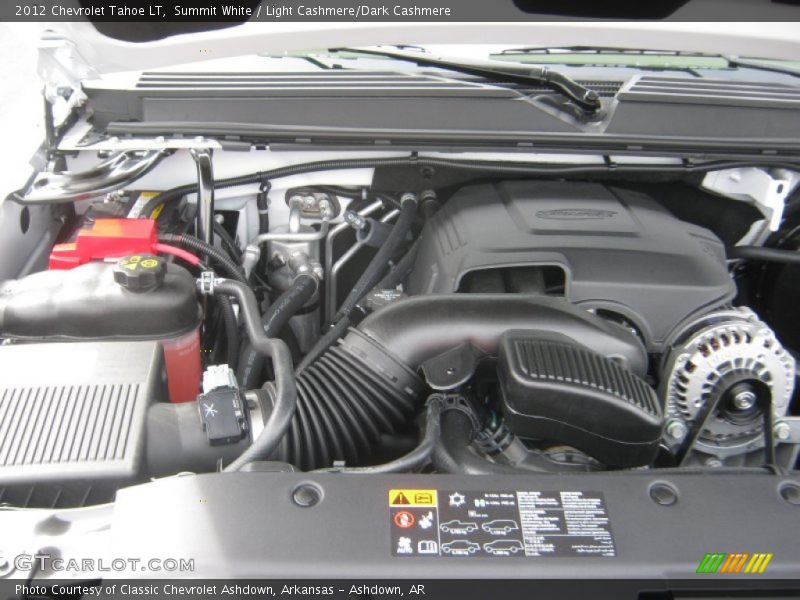Summit White / Light Cashmere/Dark Cashmere 2012 Chevrolet Tahoe LT