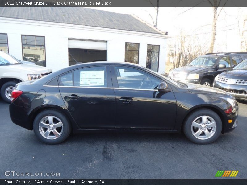 Black Granite Metallic / Jet Black 2012 Chevrolet Cruze LT