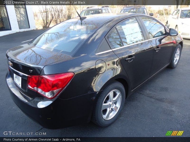Black Granite Metallic / Jet Black 2012 Chevrolet Cruze LT