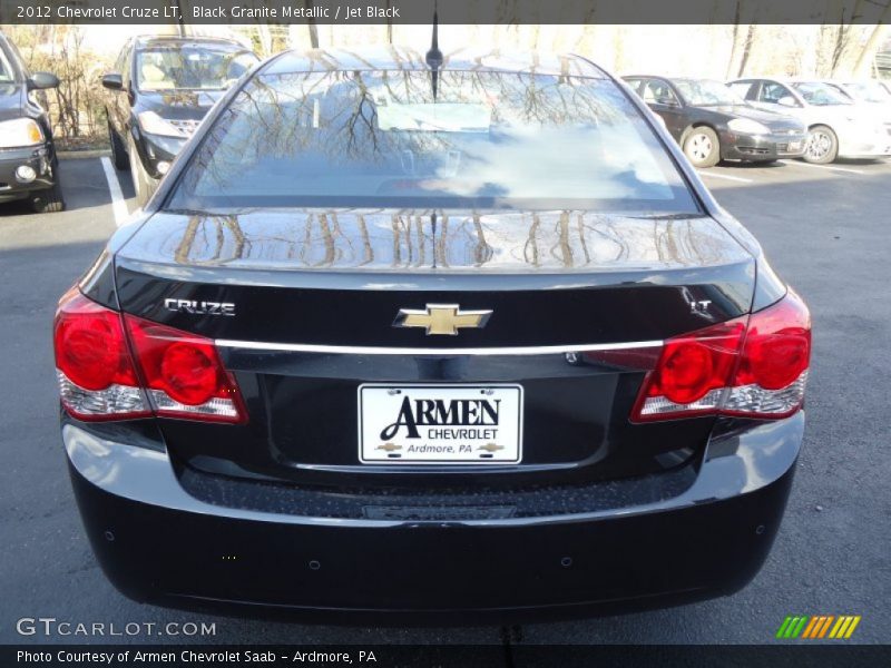 Black Granite Metallic / Jet Black 2012 Chevrolet Cruze LT