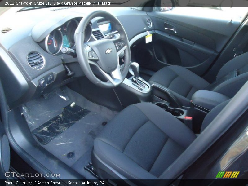 Black Granite Metallic / Jet Black 2012 Chevrolet Cruze LT