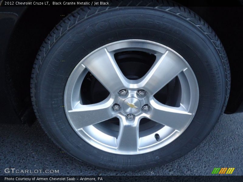 Black Granite Metallic / Jet Black 2012 Chevrolet Cruze LT