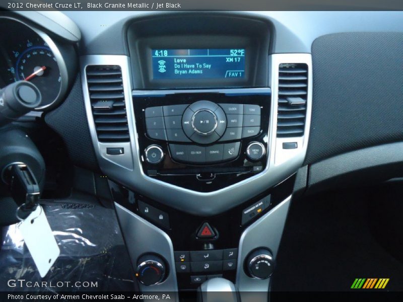 Black Granite Metallic / Jet Black 2012 Chevrolet Cruze LT