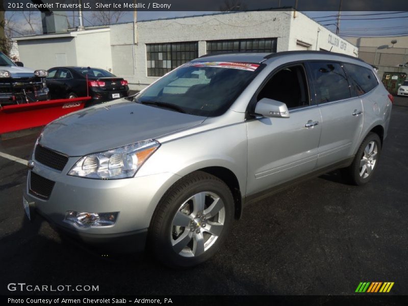 Silver Ice Metallic / Ebony 2012 Chevrolet Traverse LS