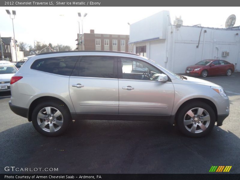 Silver Ice Metallic / Ebony 2012 Chevrolet Traverse LS