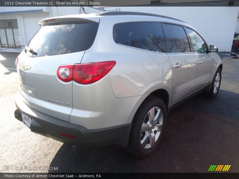 Silver Ice Metallic / Ebony 2012 Chevrolet Traverse LS