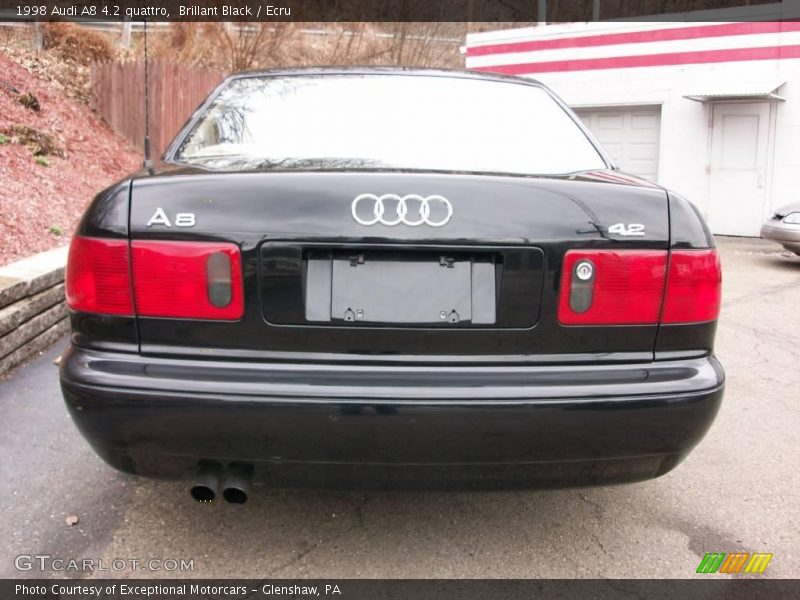 Brillant Black / Ecru 1998 Audi A8 4.2 quattro