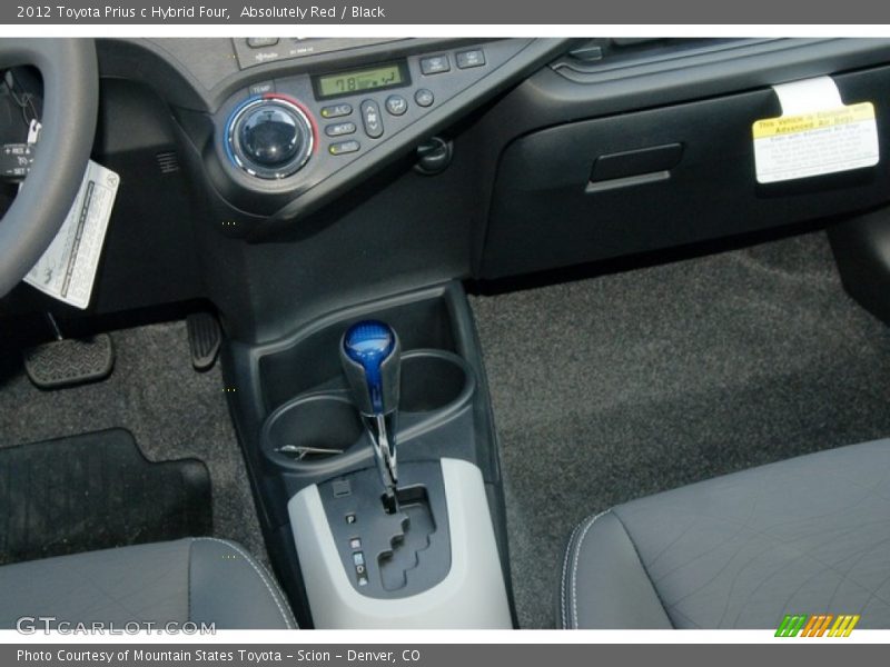  2012 Prius c Hybrid Four ECVT Automatic Shifter
