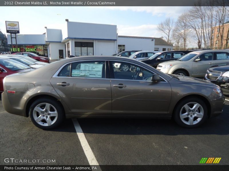 Mocha Steel Metallic / Cocoa/Cashmere 2012 Chevrolet Malibu LS