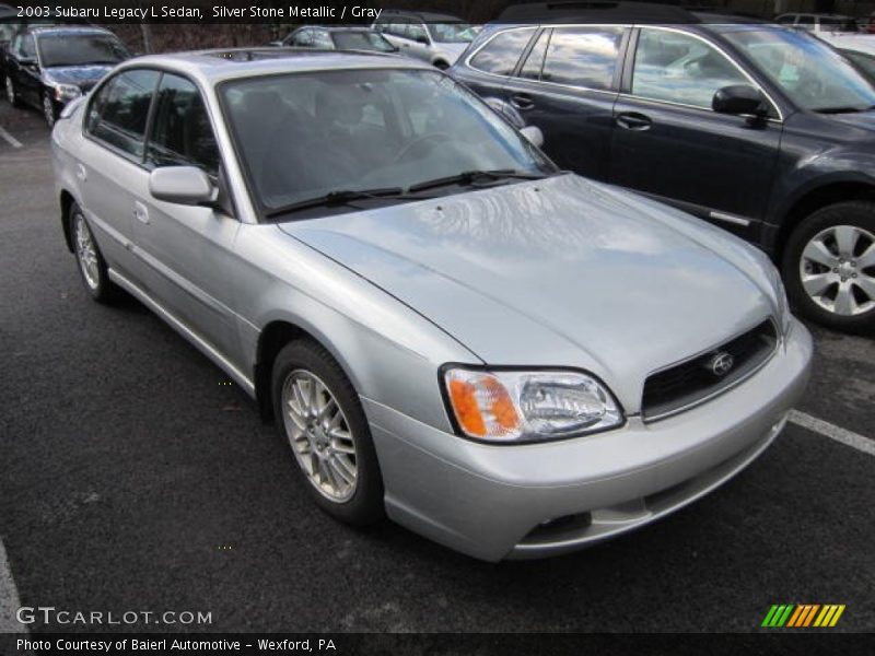 Silver Stone Metallic / Gray 2003 Subaru Legacy L Sedan