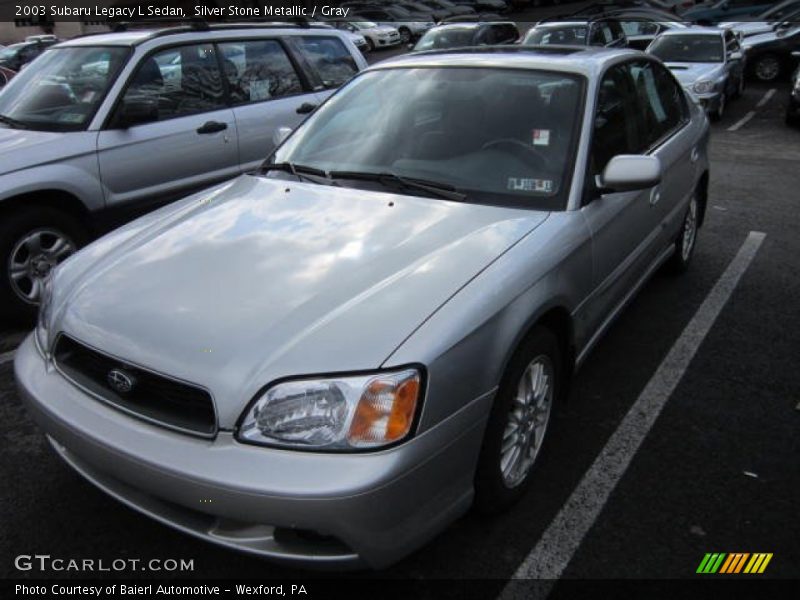 Silver Stone Metallic / Gray 2003 Subaru Legacy L Sedan