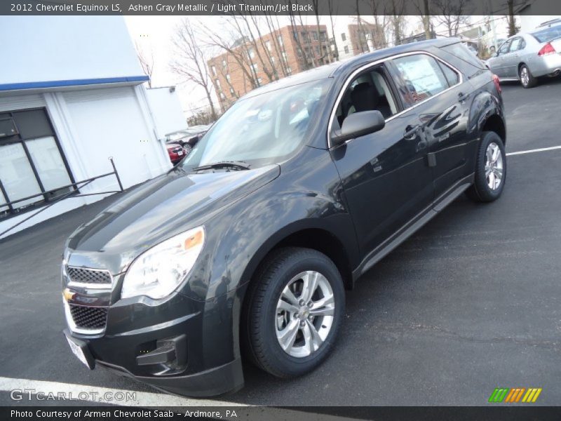 Ashen Gray Metallic / Light Titanium/Jet Black 2012 Chevrolet Equinox LS