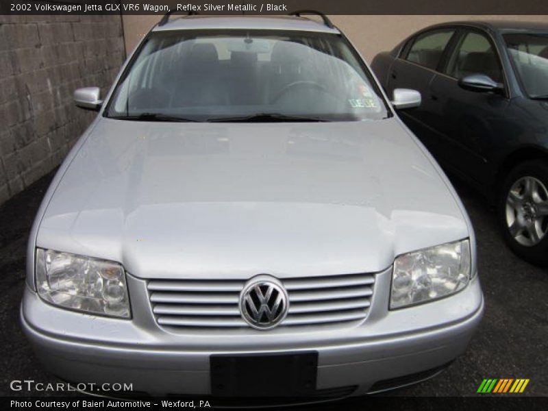 Reflex Silver Metallic / Black 2002 Volkswagen Jetta GLX VR6 Wagon