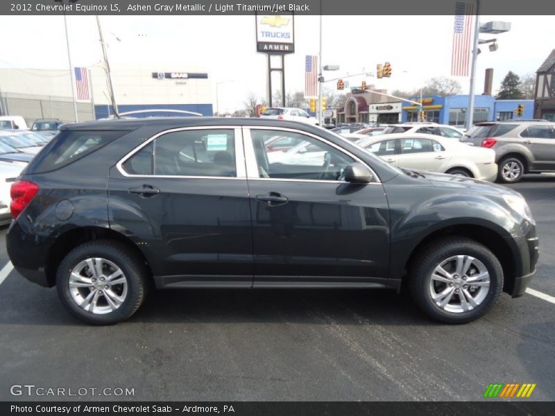 Ashen Gray Metallic / Light Titanium/Jet Black 2012 Chevrolet Equinox LS