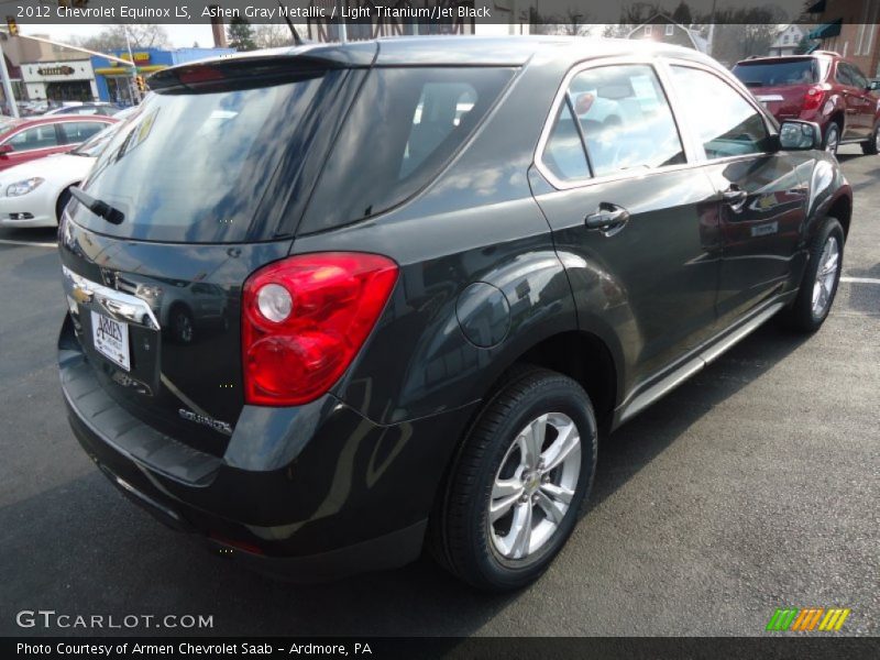 Ashen Gray Metallic / Light Titanium/Jet Black 2012 Chevrolet Equinox LS