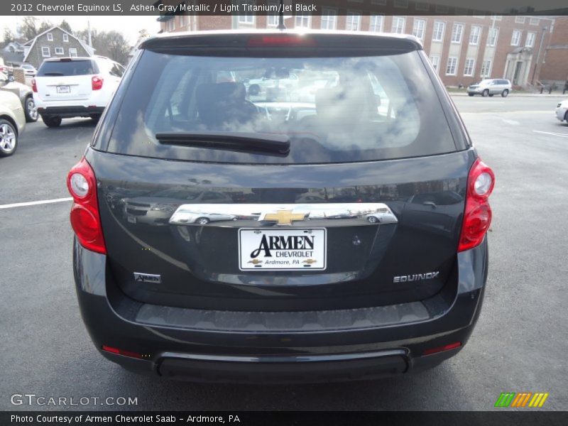 Ashen Gray Metallic / Light Titanium/Jet Black 2012 Chevrolet Equinox LS