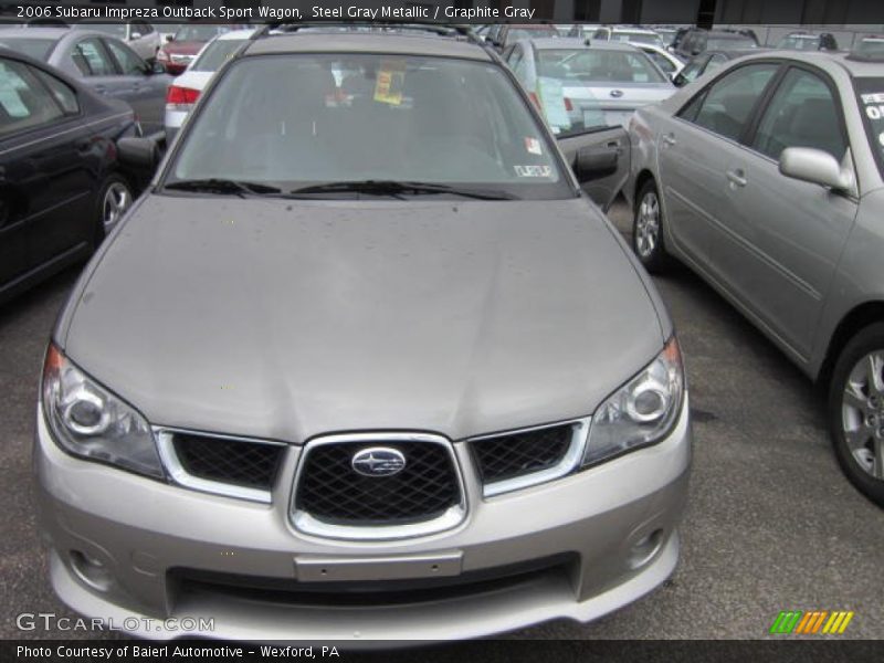 Steel Gray Metallic / Graphite Gray 2006 Subaru Impreza Outback Sport Wagon