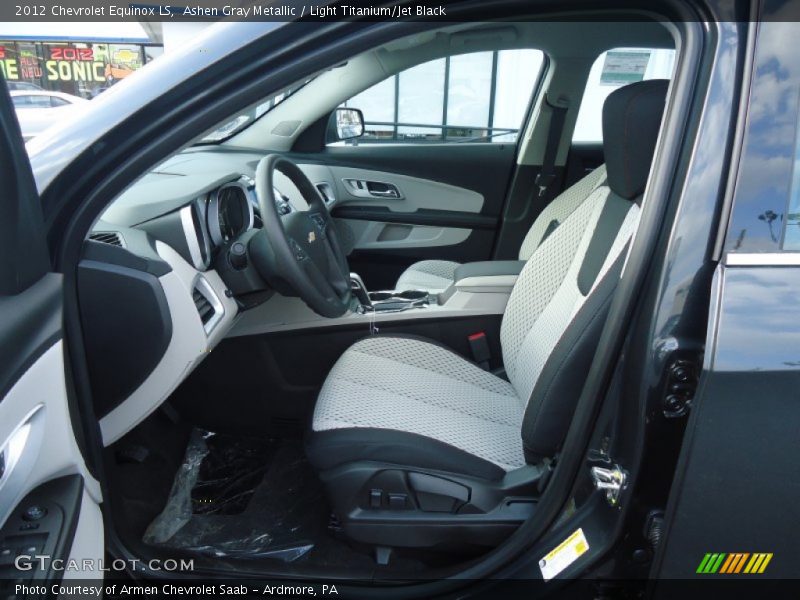 Ashen Gray Metallic / Light Titanium/Jet Black 2012 Chevrolet Equinox LS